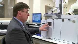 Forensics Specialist Demonstrates Drug Analysis Process
