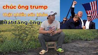 Sing for Trump, Wishing Him Lots of Health and Peace