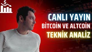 Altcoinler Hareketlenmeye Başladı // Bitcoin Son Durum - CANLI YAYIN - #bitcoin #altcoin #borsa