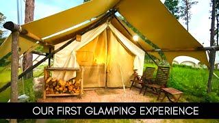 FIRST TIME GLAMPING at Under Canvas Mt Rushmore SD