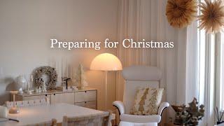 Preparing for Christmas I  Simple & Minimal Christmas Decor 2024 I Cozy Winter Day