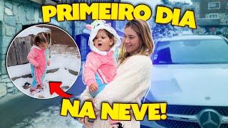 NOSSO PRIMEIRO DE NEVE NA FRANÇA!!