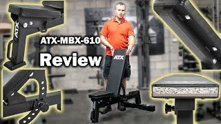 SAM'S REVIEW: ATX® Flat Incline Bench 610 | ATX-MBX-610