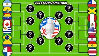  COPA AMERICA 2024  TOURNAMENT | Soccer Marble Simulation