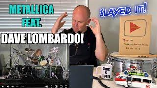 Drum Teacher Reacts: DAVE LOMBARDO | Metallica - 'Battery'