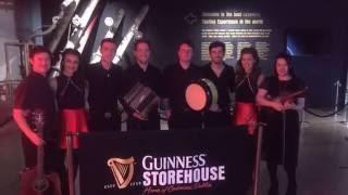 Damhsa perform at The Guinness Storehouse