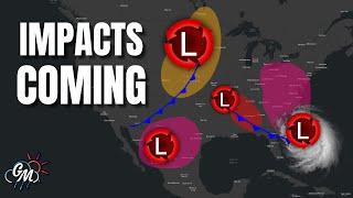 IMPACTS Are Expected As Tropical Development And Other Storms Loom