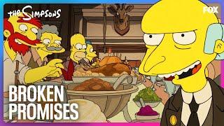 Burns Deprives His Workers Thanksgiving Dinner & Gets What He Deserves…  | The Simpsons