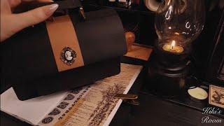 ASMR｜Journal with me/New Storage Pouches｜Dark Academia,Relaxing Paper sounds