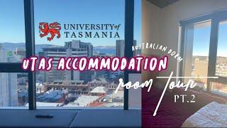 UTAS Acommodation Room Tour pt.2 | Uni Apartment & 42 Melville street | How to apply? Australia Dorm