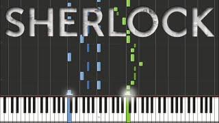 Sherlock BBC - Main Theme | Piano Tutorial