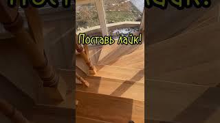 Лестница на косоурах #дизайнинтерьера #дизайн