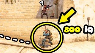 800 IQ SNEAKY TRIGGER DISCIPLINE! - CS:GO BEST ODDSHOTS #524