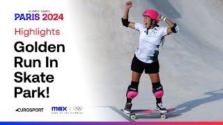 Golden Medal Skate Run for Arisa Trew  | #Paris2024 Highlights | #Olympics