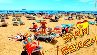 SPAIN BEACH 4K - BENIDORM LEVANTE PLAYA - LEVANTE BEACH 2022