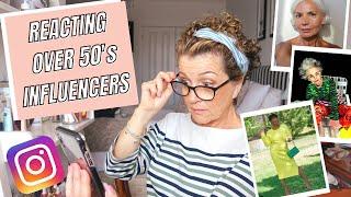 REACTING to Over 50's influencers!