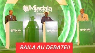 LIVE: Raila Odinga at AUC Mjadala Afrika Leadership Debate 2024!!