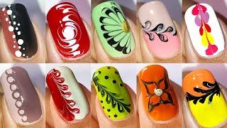 10+ No tool nail art ideas || DIY nail designs using household items only || Nail Delights