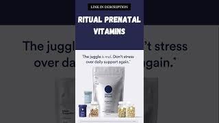 Ritual Prenatal Vitamins #guthealthsupplements #duet #probioticsupplements #money