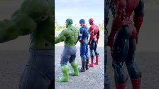 Hulk vs Spiderman vs Captain America's surprise contest | Marvel Toys