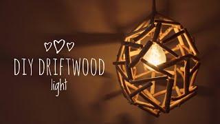 DIY LAMP / Driftwood Pendant Light | Dhara Patel