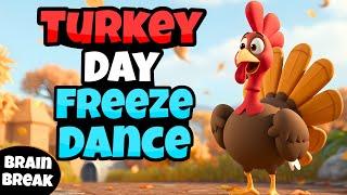  Turkey Day ️ Freeze Dance | Brain Break | GoNoodle Inspired | Just Dance | Classroom Fun