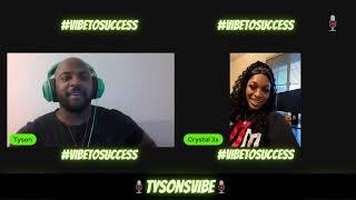 TYSONSVIBE PODCAST INTERVIEW W/ CRYSTAL3X aka C3X #hiphop #viral #femalerapper #theneighborhodtalk