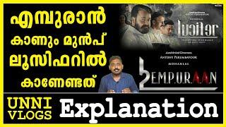 Empuraan #L2 Lucifer Explanation & Preview by Unni Vlogs| Mohanlal | Prithviraj | Antony Perumbavoor