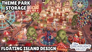 OUTDOOR STORAGE//THEME PARK & TOON TOWN//PLAZA FLOATING ISLAND DESIGN///DISNEY DREAMLIGHT VALLEY