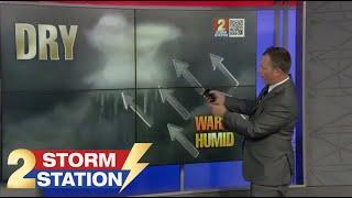 Chief Meteorologist Dr. Josh Eachus explains how a downburst occurs