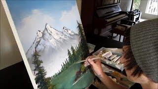 Bob Ross Style Painting ASMR HD