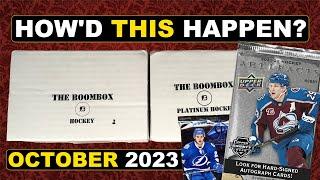 Low Numbered Pulls! - Opening The BOOMBOX Platinum Hockey + BOOMBOX Hockey - October 2023