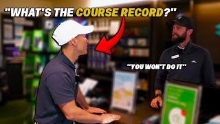 Asking for the Course Record.... then Breaking it!