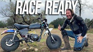 How to Build a Rugged Endurance Racing Mini Bike! Trailmaster MB200 + Tillotson 225