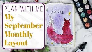 Plan With Me - My September Bullet Journal Monthly Setup