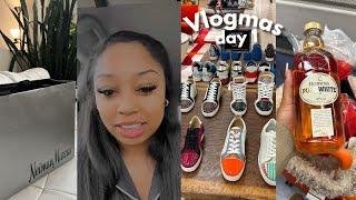 VLOGMAS DAY 1 | I spent too much money on his Christmas gifts + spiked Christmas drinks + errands