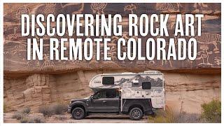 Finding Incredible Rock Art Along Dinosaur Diamond Scenic Byway in Colorado | Lance 825 Truck Camper