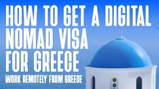 Get Digital Nomad Visa Greece 2022 - Work Remotely from Greece.