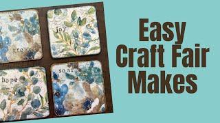 Turn NAPKINS into Sellable Art  #artjournal #mixedmedia #craftfairideas #craftfair