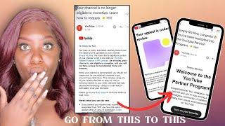 How to create Appeal video for REUSED CONTENT in 2024| Get Re-Approved for Monetization on YouTube