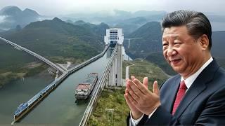 The Mega Project That Made the US Fear! China Built a Ship Lift to Take Ships Over Mountains