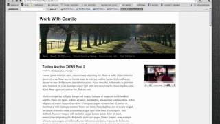 Creating a Simple Blog Video Opt In Form