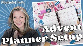 Advent Planner Setup || Faith Planner || Illustrated Faith