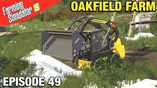 SNOW CLEARING Farming Simulator 19 Timelapse - Oakfield Farm Seasons FS19 Episode 49