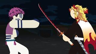 Rengoku VS Akaza Stick Fight!!