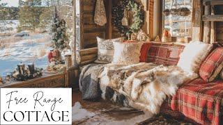 Christmas at the Cabin  Cozy Christmas Decor Inspiration & Relaxing Christmas Music