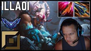  Tyler1 NIGHTBLUE3 STILL PLAYS LEAGUE? | illaoi Top Full Gameplay | Season 14 ᴴᴰ