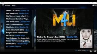 M4U Video add ons on KODI Jarvis 16 001 1 001