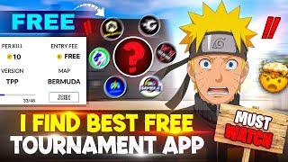 I FIND BEST FREE TOURNAMENT APPENTRY- ₹0PER KILL-10|| BEST TOURNAMENT APP EVER ⁉️FREE FIRE MAX