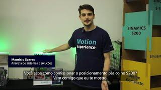 Como comissionar o posicionamento básico no servoacionamento SINAMICS S200 da Siemens